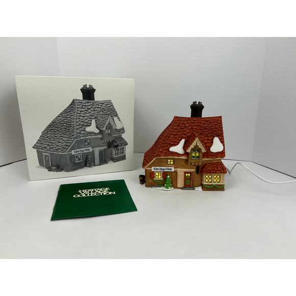 Department 56 Dickens Village The Chop Shop Lighted Building with Box - Picture 1 of 8